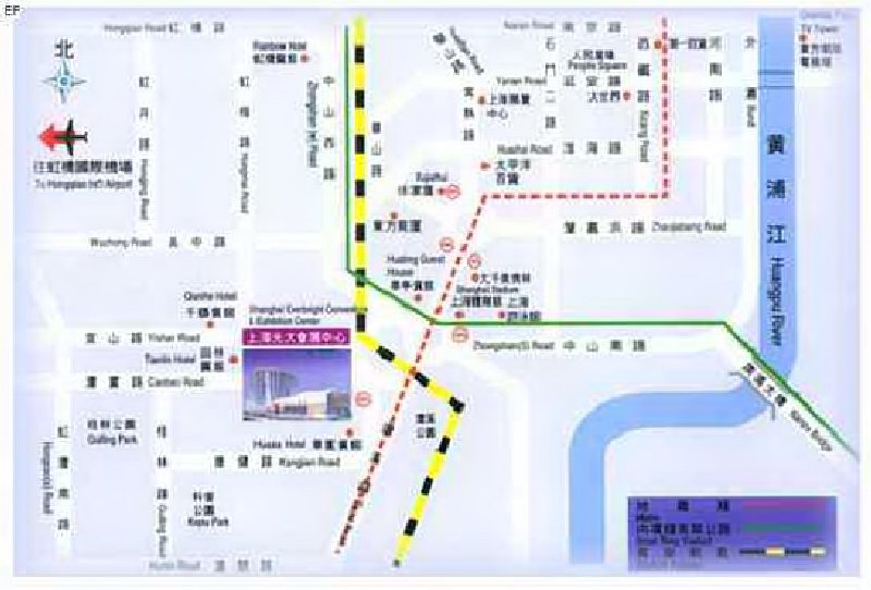 上海光大會展中心交通圖