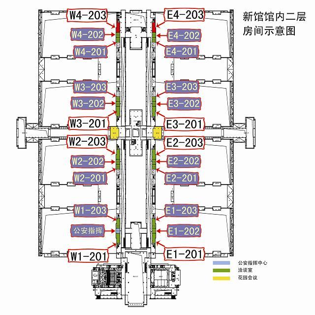 中國國際展覽中心(順義新館)場館圖